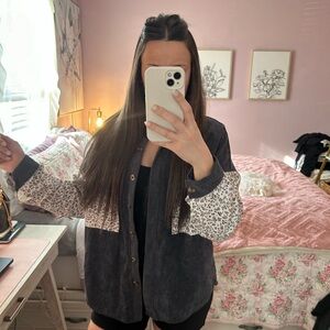 Amazon Women's Black and White Jean Jacket